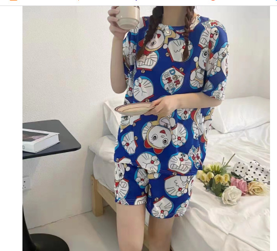 Traje de manga corta - gato tintineo azul oscuro