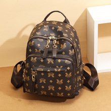 中号双肩背包电脑包旅行包妈咪包印花包女包休闲简约包包轻便