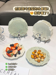 軽豪華吐骨皿家庭用高級陶磁器軽食皿果物皿小皿吐骨皿残滓皿