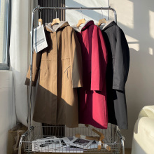 『祥瑞新年』送长辈整貂皮草派克服中长款环保皮草仿貂绒内胆 春