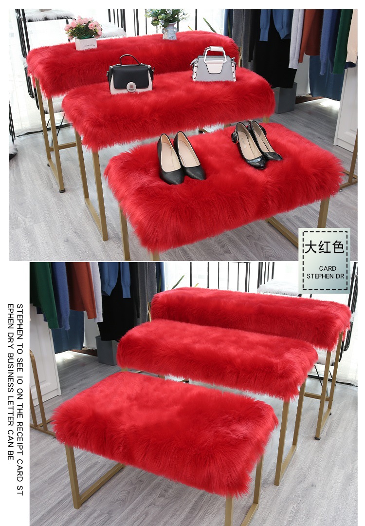 Live Streaming Room Decoration, Plush Mats, Rattan Mats, Floor Mats, Rattan Mat Pads, Living Room Memory Foam Mats, Trendy and Stain-Resistant