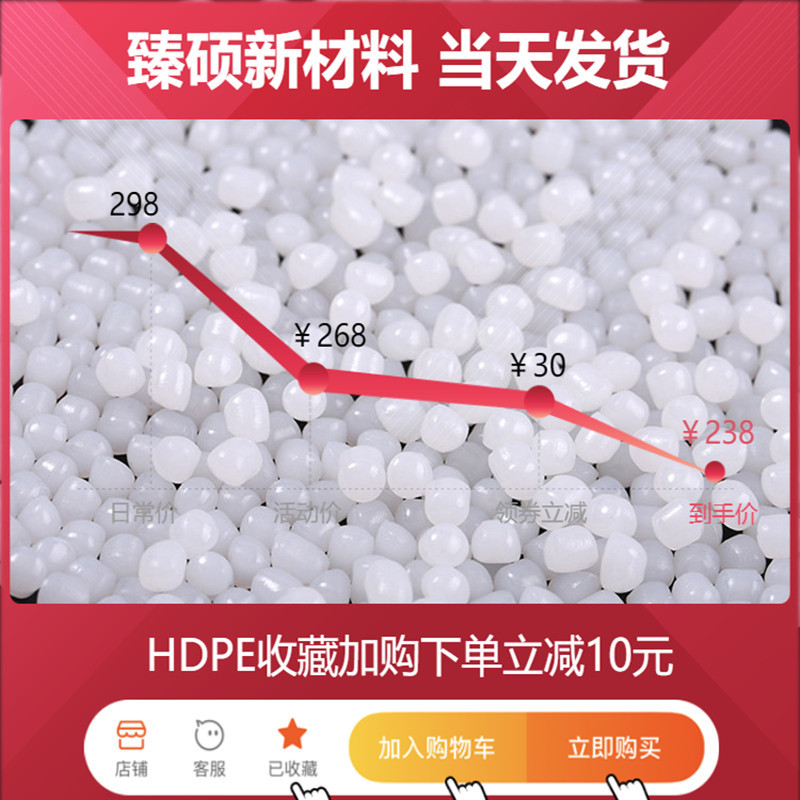 注塑 HDPE 独山子 8008 通用塑料箱容器高光泽度抗冲低压聚乙烯料