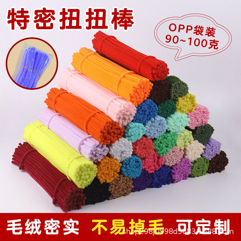 Fábrica de cabello recto inteligente varilla de torsión 7.5mm cifrado mezcla creativa DIY al por mayor mano de jardín de infantes