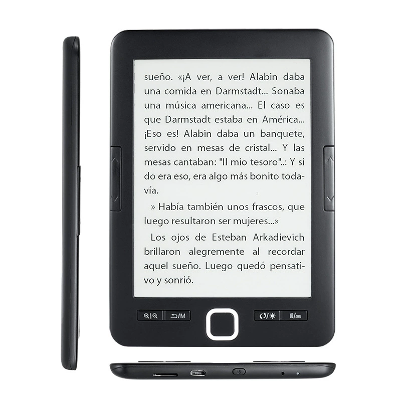 Электронная книга BK6033 — E Ink с подсветкой, 8 ГБ или 16 ГБ, чёрная