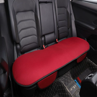 Massage Mesh Breathable Cushion — Four Seasons Pad - red-rear-bench-seat-cover-1-general