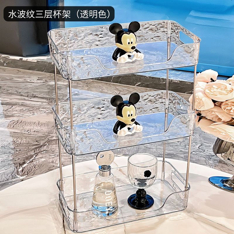 アクリル化粧品収納ボックス香水とスキンケア製品透明収納ラックホームバスルームドレッシングテーブル整理ボックス|undefined