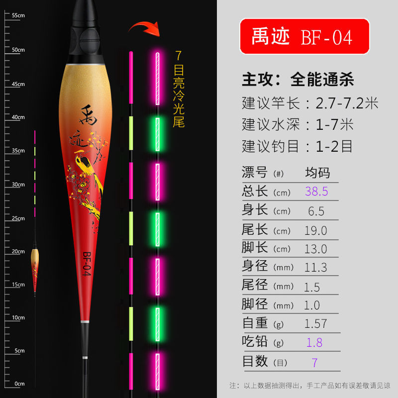 Luz nocturna de día y noche, flotador electrónico de alta sensibilidad, pesca nocturna de carpa corta, flotador de cola fría, comercio exterior