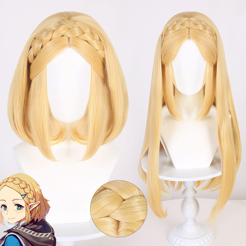 Kakuto the Legend of Zelda Long Hair Short Hair Breath of the Wild Sequel Princess Cosplay Wig Zelda Wig Kakuto the Legend of Zelda Long Hair Short Hair Breath of the Wild Sequel Princess Cosplay Wig Zelda Wig