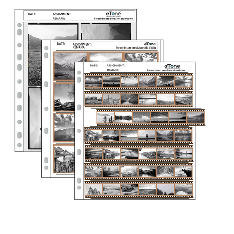 135 безкислотные мешки для нижнего листа для перфорации пленки для хранения хранения Защитный мешок 120 4x5