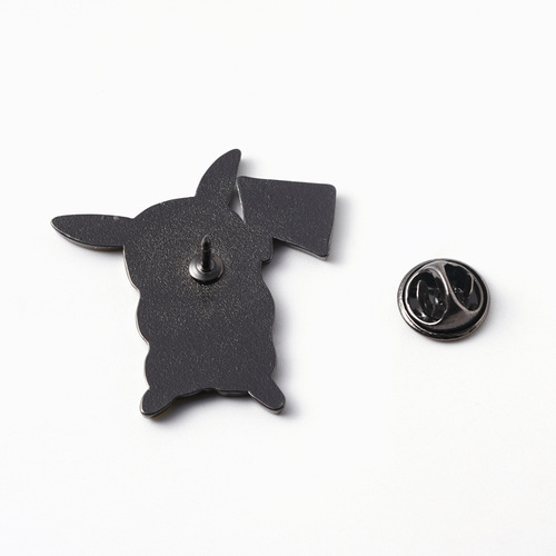 Anime two-dimensional creative pet Pikachu Elf anime brooch badge metal glue jewelry