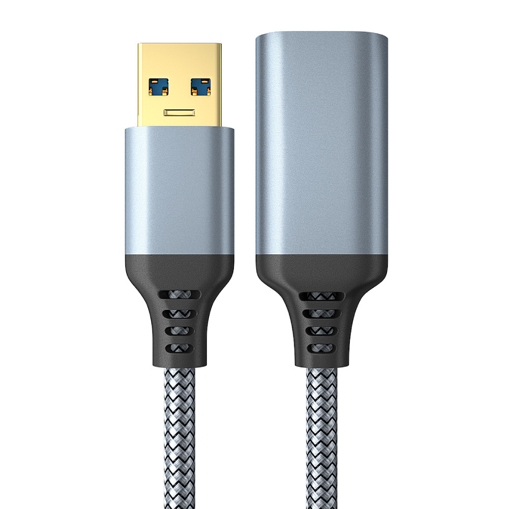 Transfronterizo USB3.0 macho-hembra cable de datos U disco teclado ratón PS4 PS5 consola de juegos manejar cable de extensión de carga