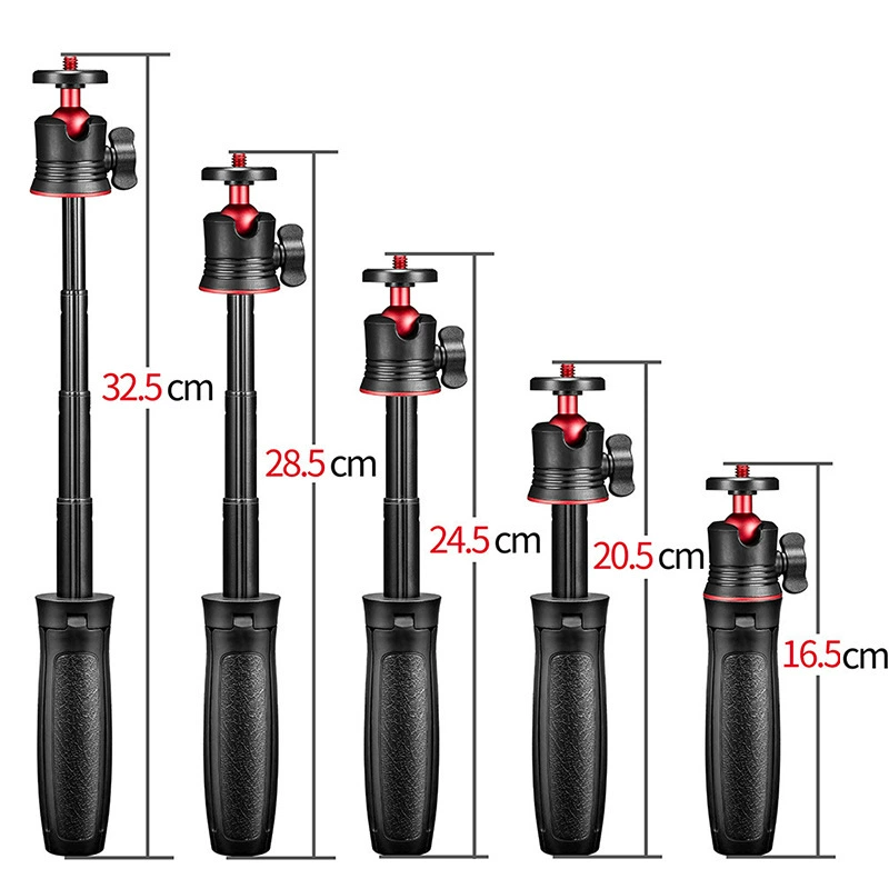 Mobile phone, camera, table tripod, travel tubing