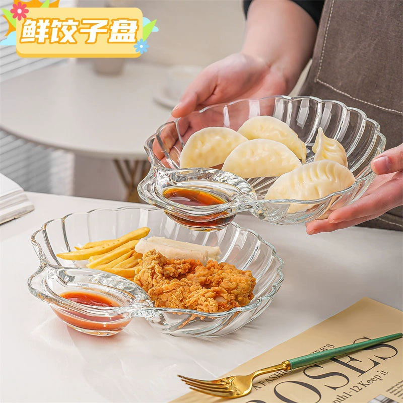 Пластиковая тарелка с ракушками для приготовления блюд в японском стиле