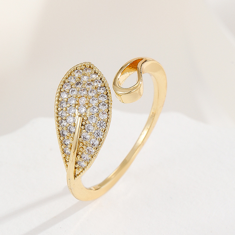 20g Weight Zircon Inlay Material Open Rings Classification 1 Piece Quantity Holiday, Banquet Occasion Copper Material Heart Shape, Crown, Flower Pattern Unisex Gender Inlay Design Lady Style Wholesale Jewelry Lady Heart Shape Crown Flower Copper Zircon Inlay Open Rings 16