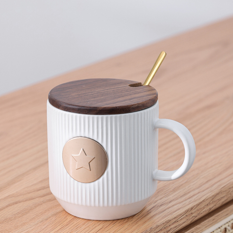 Tazas de cerámica originales, tazas de cerámica de bronce creativas, tazas de café, tazas de agua, tazas publicitarias de logotipo