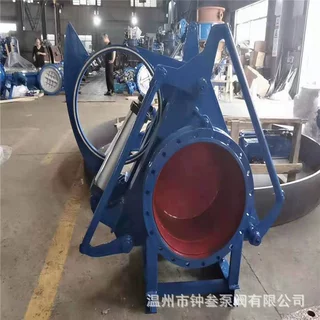 F643X-2.5C DN1000 气动扇形盲板阀 8字眼镜阀 气动煤气切断阀