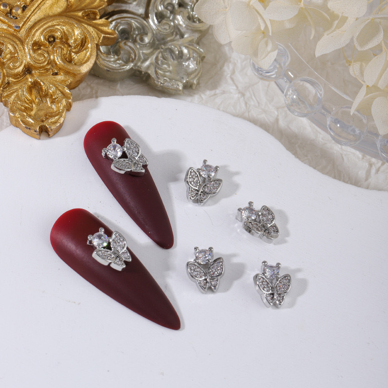 Celebridad de Internet nuevos accesorios de uñas Iris arco de alta retención de color ajuste arco de uñas diamante desgaste material de uñas diamante