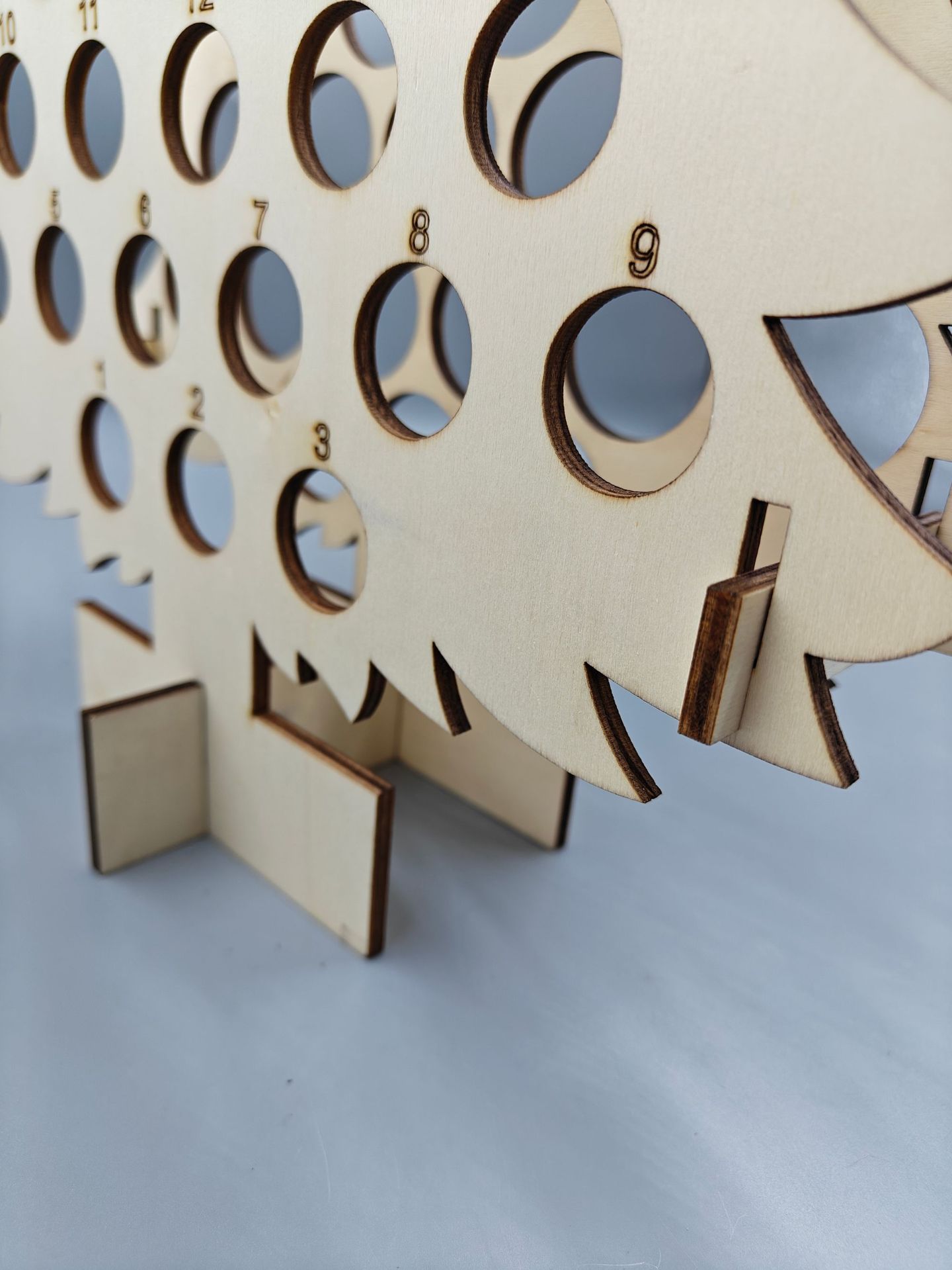 New Countdown Pendant Bar Home Decor Christmas Tree Wine Stand Wooden Crafts_voghion.com