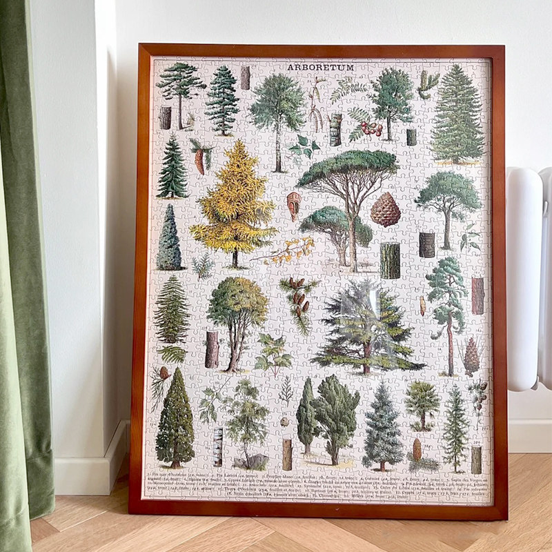 70*55 Puzzle Frame Wall Hanging American Retro Botanical Garden Flowers 1000 Pieces 500 Pieces Solid Wood Photo Frame Puzzle Framing 70*55 Puzzle Frame Wall Hanging American Retro Botanical Garden Flowers 1000 Pieces 500 Pieces Solid Wood Photo Frame Puzzle Framing