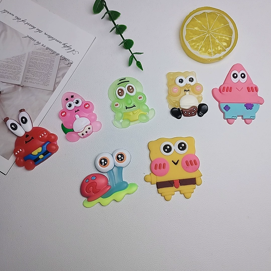 Cartoon cream phone case PVC, footwear buckle, storage box, decorative accessory, DIY