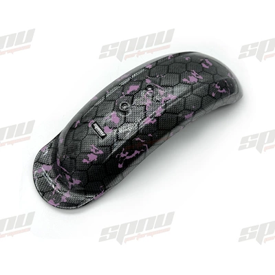 fender is suitable for the new — Electric vehicle fender - sp5-backbone-single-board-honeycomb-purple-flower