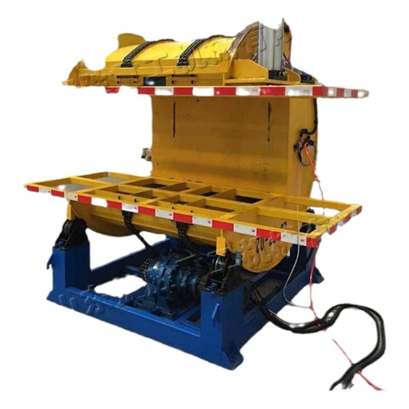 180 grados máquina de rotación automática eléctrica hidráulica cable transportador de hoja de cadena apilamiento material equipo de facturación