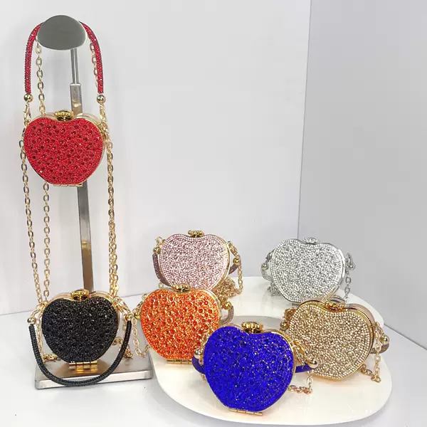 Rhinestone Small Square Bag, Hot-Studded Bag, Apple Bag, Mini Bag, Cross-Border Trend, Sanniu Lh142 Mini Bag