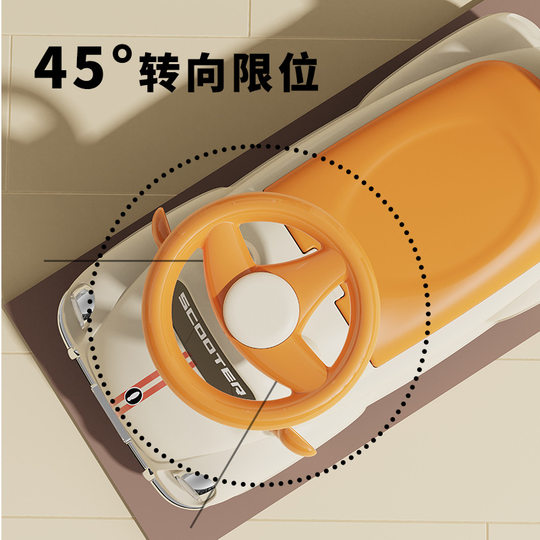 Factory children's scooter music light scooter 1-5 year old baby four-wheel anti-rollover balance car