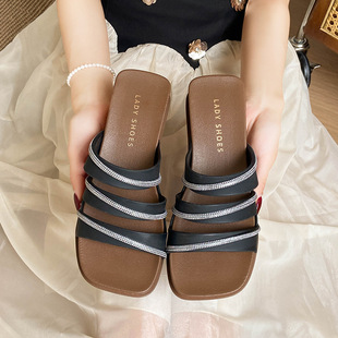 4cm��ʽС���߼��к����ЬŮ�⴩�ļ�ƽ��ɳ���_�Rһ���ϛ���Ь