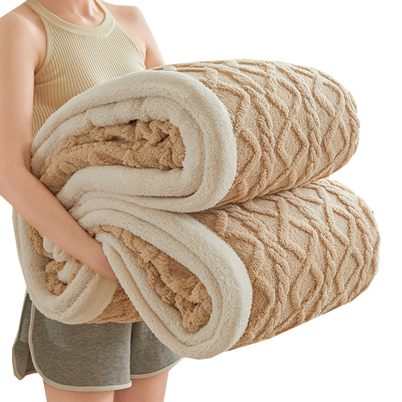 Mantras de invierno gruesas mantas de cubierta de oficina siesta pequeña mantas de coral acondicionado sofá mantas mantas mantas mantas