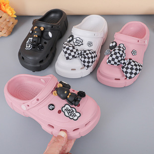 Children's hole shoes women DIY older children's 2025 summer new slippers men's Children's shoes