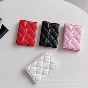 Accordion-Style Card Holder, Multi-Card Holder, Manufacturer's Wholesale in Stock, Trendy Brand Wallet Storage Bag, Same Model Phone Case Available