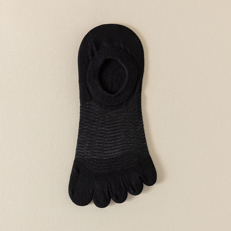 Cinco dedo calcetines de verano delgados antiolor calcetines de malla transpirables, calcetines de barco invisibles, calcetines para niños