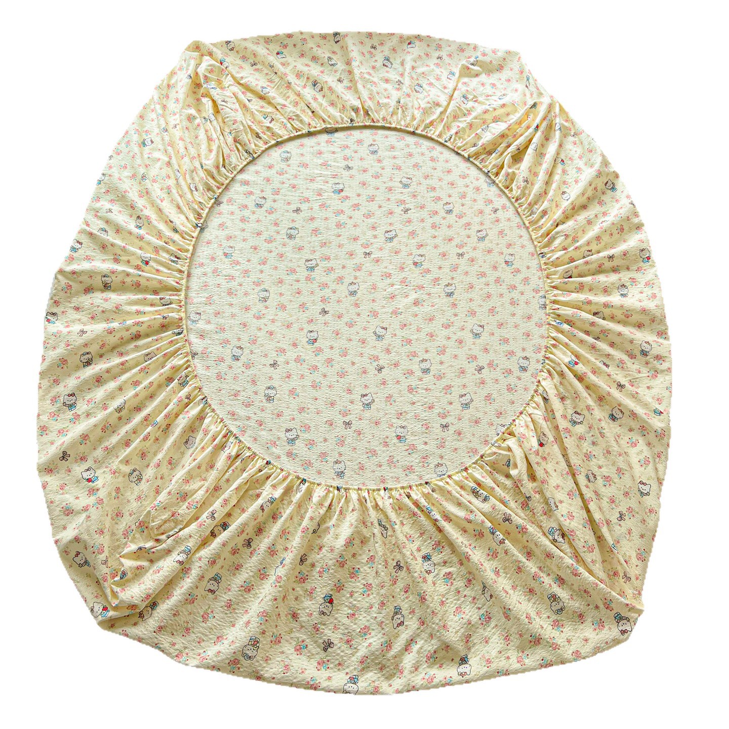 Cama de flores de clase A para madres y bebés tres piezas nuevas cubiertas de protección de colchón de doble hilo de una sola pieza cubierta de cama super suave cubierta de cama