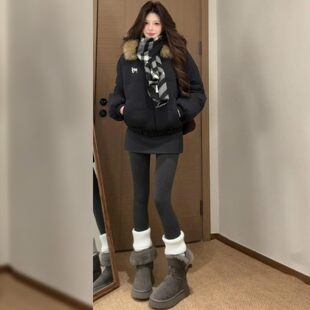 �H��춮aƷչʾ����-��ɫë�ذ���ȹŮ�ﶬ�����@��a�ֶ�ȹ���߹�