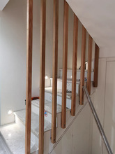 红橡木榉木黑胡桃各种实木楼梯护栏扶手围栏隔断屏风全屋实木