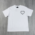 White with Black Print (Short Sleeve)