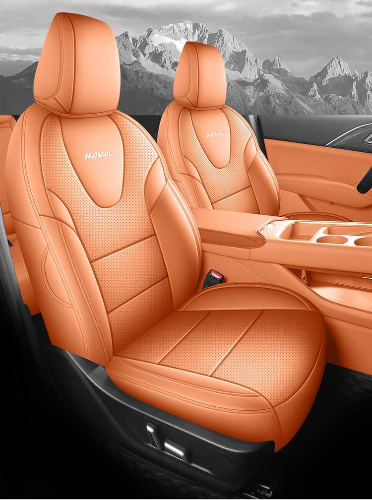 Specifically designed for the 2026 Haval H6L, these all-season, full-coverage car seat covers are made of breathable leather
