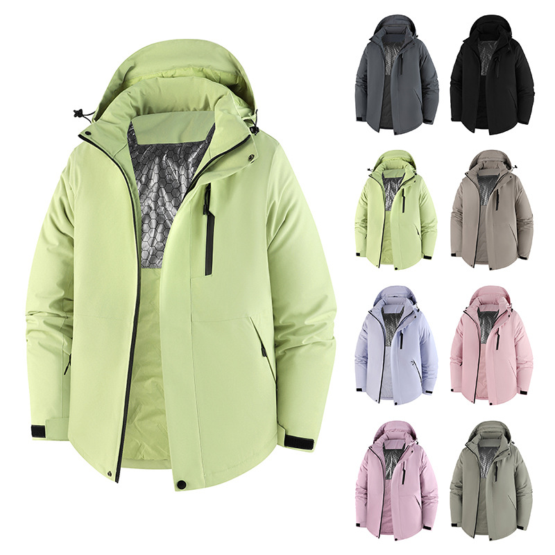 Direct from the manufacturer: Couple's autumn and winter thick cotton-padded jacket, loose-fitting, casual, business-style, and suitable for outdoor wear, providing warmth. We also offer drop shipping services