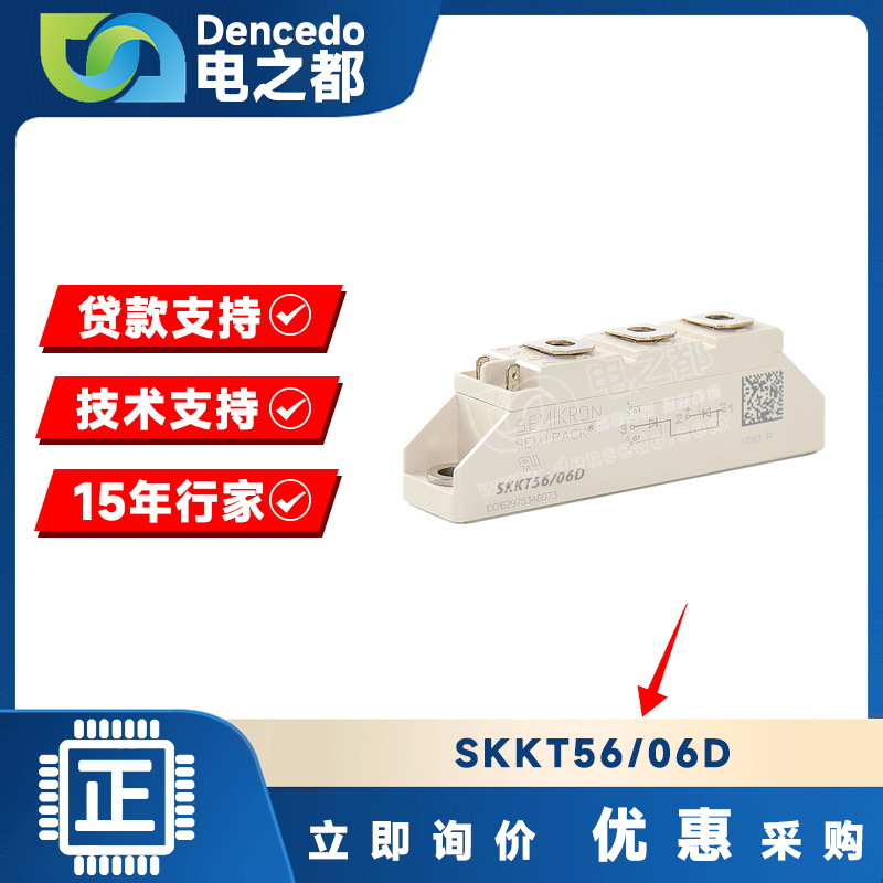 SKKT56/06D MODULE IGBT可控硅功率模块 原装全新
