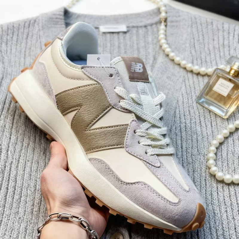 Putian N327 Couple's New Retro Running Thick-Soled Sneakers Fashionable Height-Increasing Breathable Casual Shoes for Men and Women