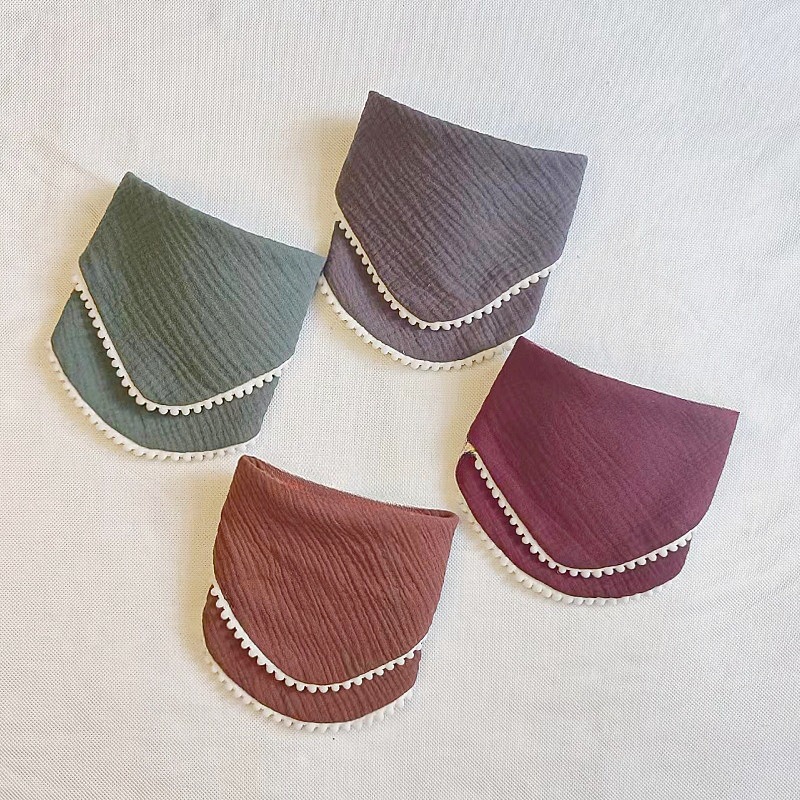 Solid color children's demi-season scarf