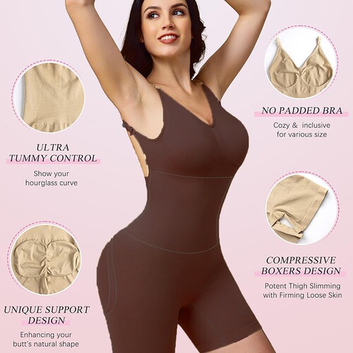 Cross-border body-shaping one-piece, postpartum belly-controlling one-piece, body-shaping one-piece, cross-border hip corset, women's clothing, abdominal and back lifting body shaping
