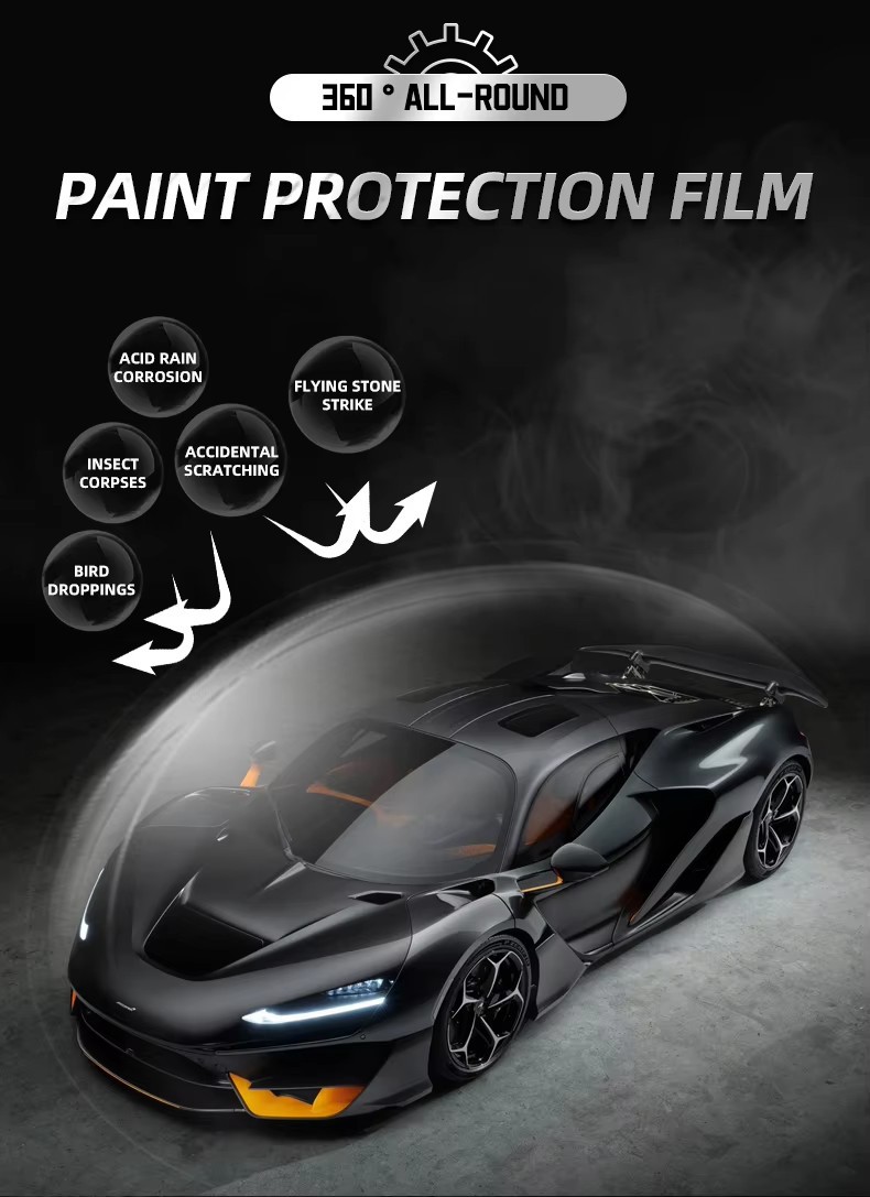 24-26 Models Mercedes-Benz Gls (X167) Invisible Car Wrap Tpu Pre-Cut Paint Protection Film for Specific Vehicles