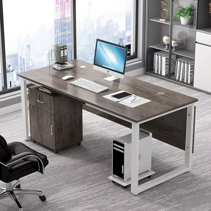 Desktop Computer Desk, Simple Modern Office Desk and Chair Set, Manager's Desk, Executive Desk, Boss's Desk, Gaming Desk
