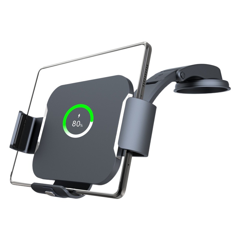 Cargador inalámbrico para Samsung Fold6 Xiaomi Huawei Vivo pantalla plegable soporte de coche para teléfono móvil