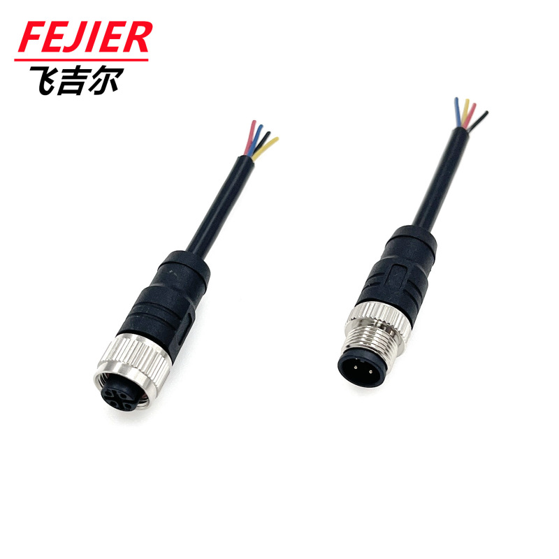 M12 Aviation Connector 4-Core Surveillance Video Connection Cable 4P Sensor Communication/Actuator Wiring Harness Connector M12 Aviation Connector 4-Core Surveillance Video Connection Cable 4P Sensor Communication/Actuator Wiring Harness Connector