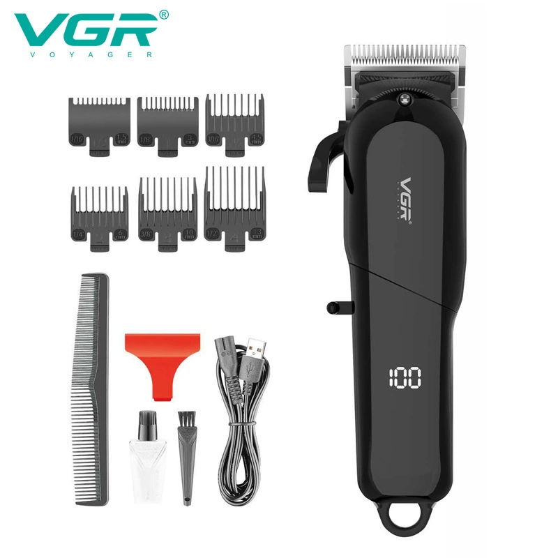 Black electric hair clipper for home use, trimmer, (Cross-border trading)