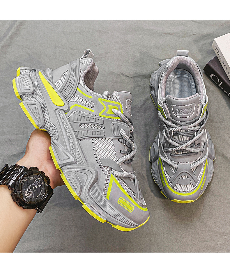 Herren 2024 neue Herbsthöhe zunehmende lässige Sport Jugend Mesh vielseitig dicke Sohle Papa trendige Schuhe_voghion.com