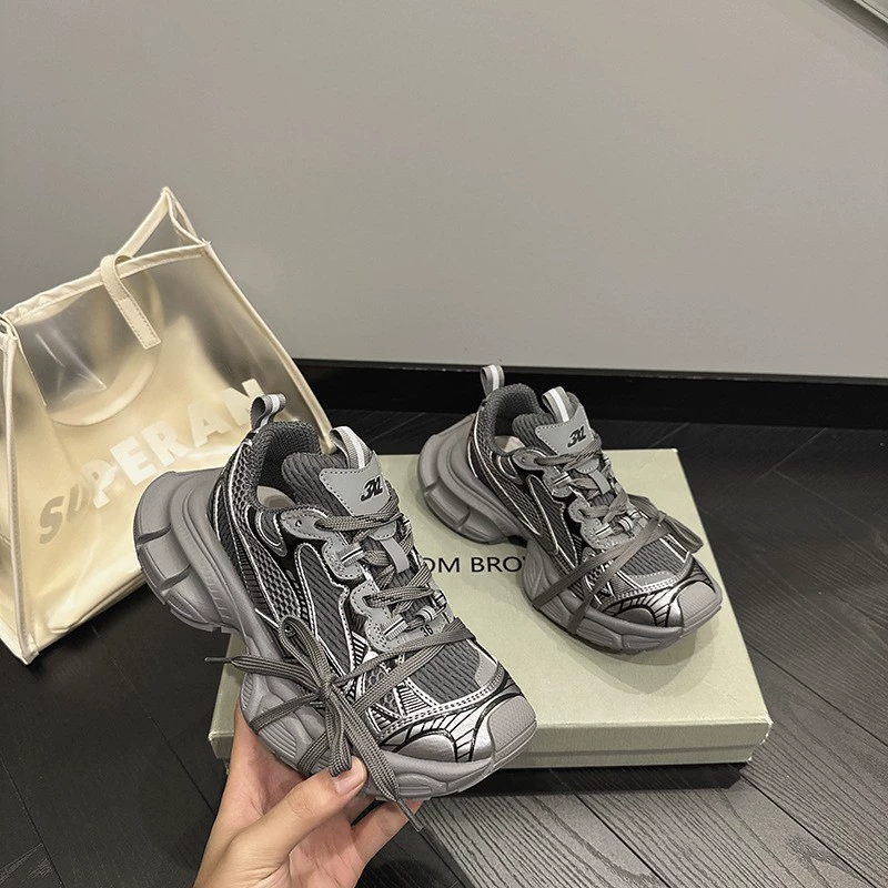 Кроссовки Dad Shoes (Париж) 3XL — ретро массивные унисекс кроссовки, повседневные спортивные платформы